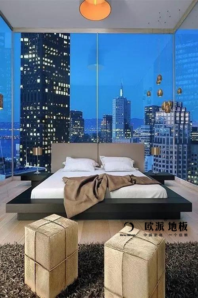 落地窗和木地板的結合！